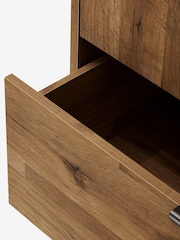 Dark Bronx Oak Effect Double, 1 Drawer Wardrobe - Image 4 of 10