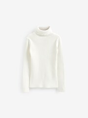 Ecru Marl Roll Neck Jumper (3-16yrs) - Image 5 of 6