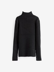 Schwarz - Rollkragen Pullover (3-16J.) - Bild 5 von 5