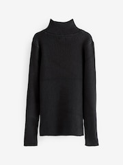 Black Roll Neck Jumper (3-16yrs) - Image 5 of 5