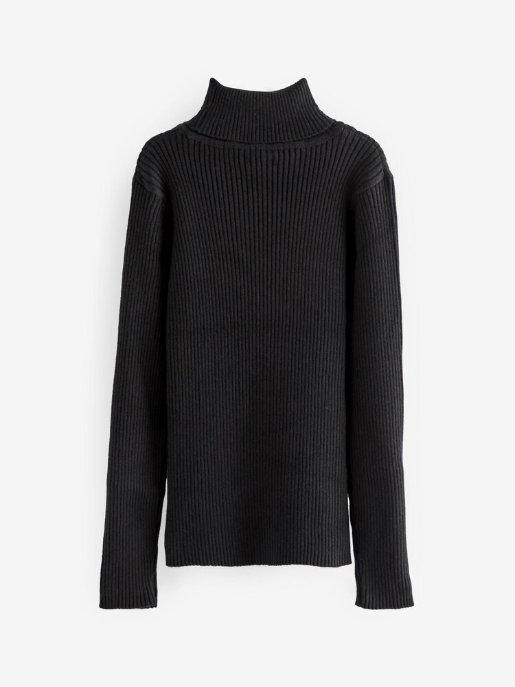 Black Roll Neck Jumper (3-16yrs) - Image 5 of 5