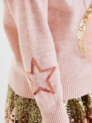 وردي وحيد القرن بترتر - كنزة محبوكة (3-16 سنة) - صورة 4 من 6