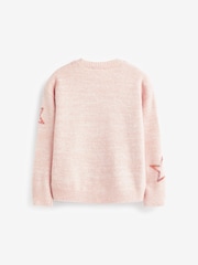 وردي وحيد القرن بترتر - كنزة محبوكة (3-16 سنة) - صورة 6 من 6