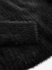 Black Funnel Neck Cosy Jumper (3-16yrs) - Image 3 of 3