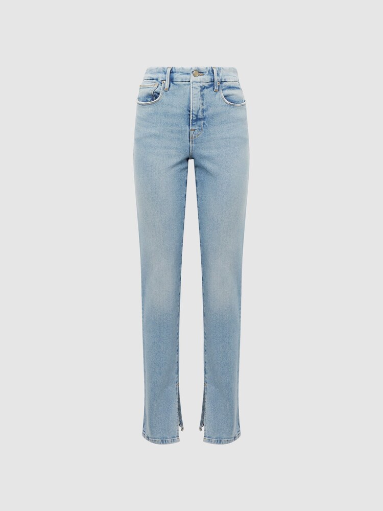 Reiss Good American Geschlitzte Jeans mit hohem Bund - Bild 2 von 7