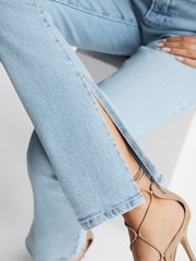 Reiss Good American Geschlitzte Jeans mit hohem Bund - Bild 4 von 7