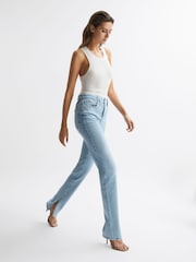 Reiss Good American Geschlitzte Jeans mit hohem Bund - Bild 6 von 7