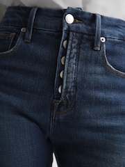 Reiss Indigo Good American Good Classic Bootleg Jeans - Image 3 of 7
