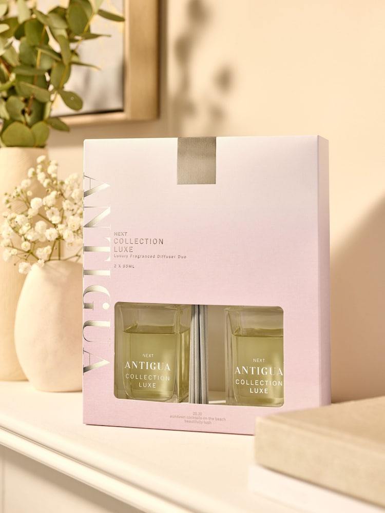 Collection Luxe Antigua Mango & Papaya 85ml Fragranced Reed Diffuser Duo - Image 1 of 4