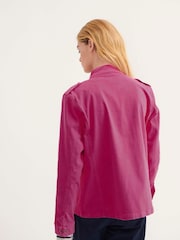 NRBY Pink Monica Cotton Utility Jacket - Image 2 of 5
