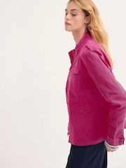 NRBY Pink Monica Cotton Utility Jacket - Image 3 of 5