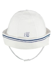 Emile Et Rose White Linen Sailor Dress Set - Image 5 of 5