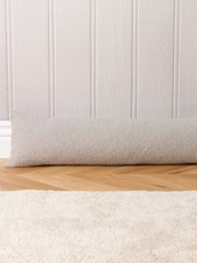 furn. Grey Malham Shearling Fleece Reversible Draught Excluder - Image 2 of 2