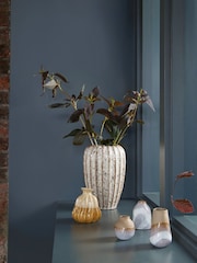 Set of 3 Natural Reactive Glaze Textured Vases - Image 3 of 3