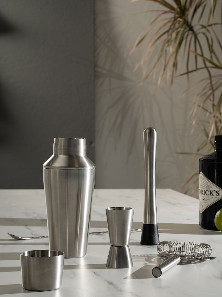 Dalton & Turner Silver Cocktail Shaker 500ml - Image 1 of 4
