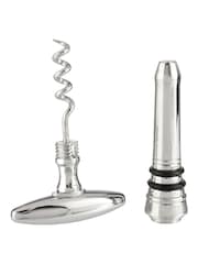 Dalton & Turner Silver Champagne Stopper & Corkscrew - Image 4 of 4