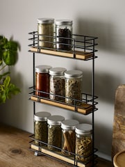 Black Bronx Slimline Spice Rack - Image 1 of 4