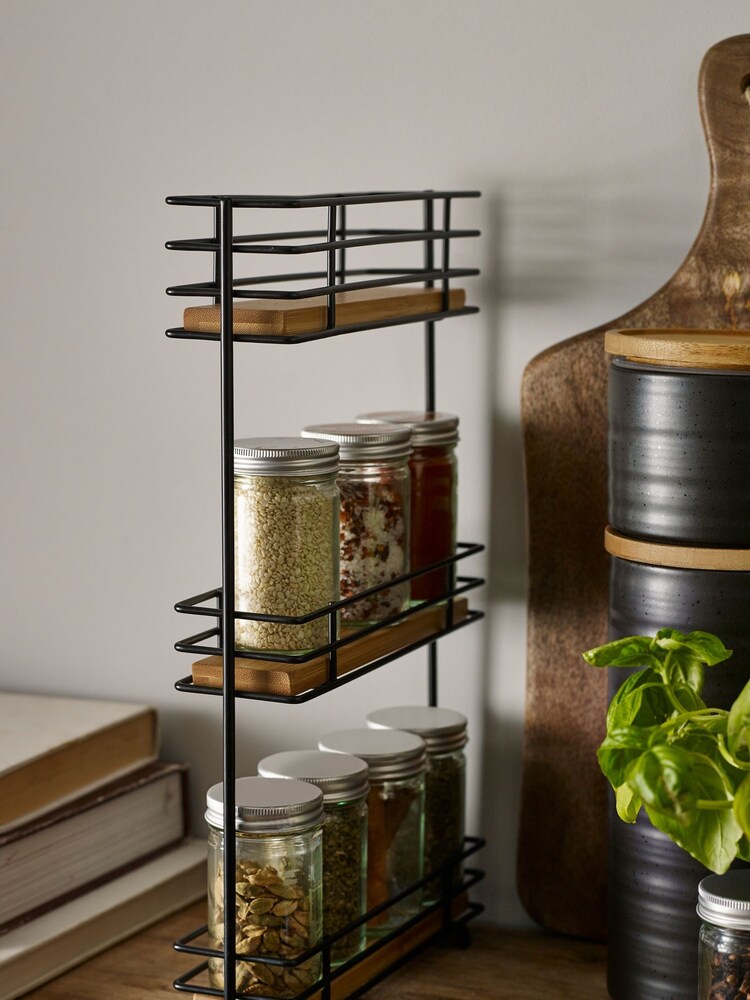 Black Bronx Slimline Spice Rack - Image 4 of 4