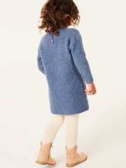 Blau - Bouclé-Pulloverkleid (3 Monate bis 7 Jahre) - Bild 2 von 7