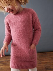 Pink - Bouclé-Pulloverkleid (3 Monate bis 7 Jahre) - Bild 1 von 7