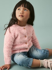 rožnata - Cosy pletena jopa (12mesecev-7yrs) - Slika 1 iz 7