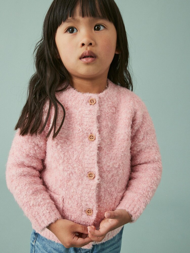 rožnata - Cosy pletena jopa (12mesecev-7yrs) - Slika 2 iz 7