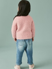 rožnata - Cosy pletena jopa (12mesecev-7yrs) - Slika 3 iz 7