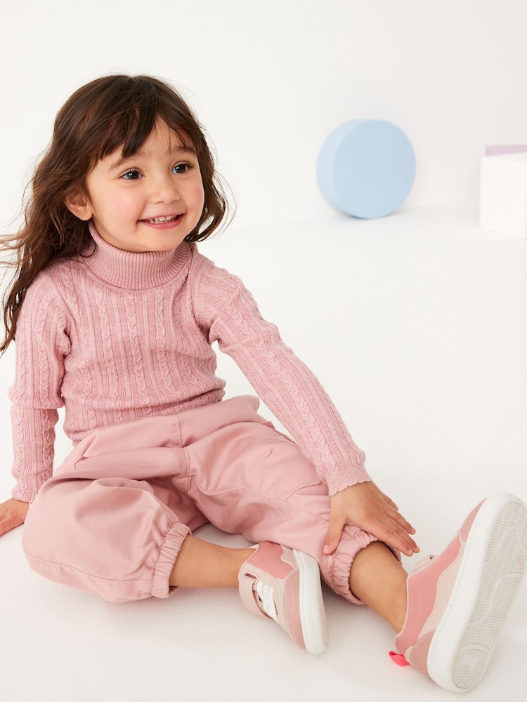 Pink Marl Roll Neck Jumper (3mths-7yrs) - Image 2 of 6