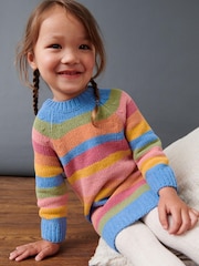 Bright Rainbow Chenille Jumper Dress (3mths-7yrs) - Image 2 of 7