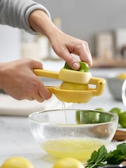 Joseph Joseph Yellow JuiceMax Dual-Action Citrus Press - Image 1 of 4