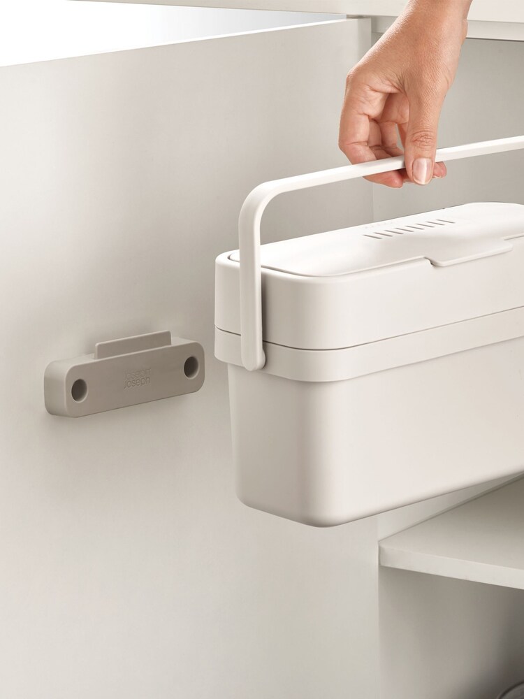Joseph Joseph Grey Grey Compo 4 Food Waste Caddy Stone - Image 2 of 4