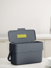 Grey Joseph Joseph Sky Edition Stack 4 Food Waste Caddy - Image 1 of 4