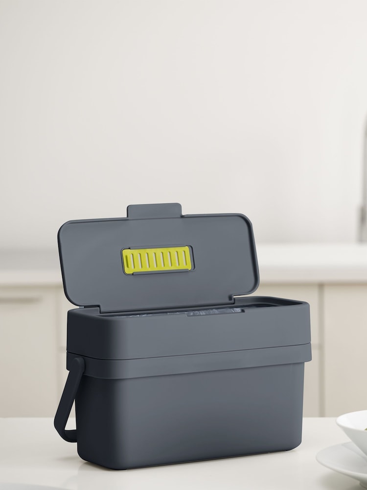 Grey Joseph Joseph Sky Edition Stack 4 Food Waste Caddy - Image 1 of 4