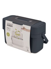 Grey Joseph Joseph Sky Edition Stack 4 Food Waste Caddy - Image 4 of 4