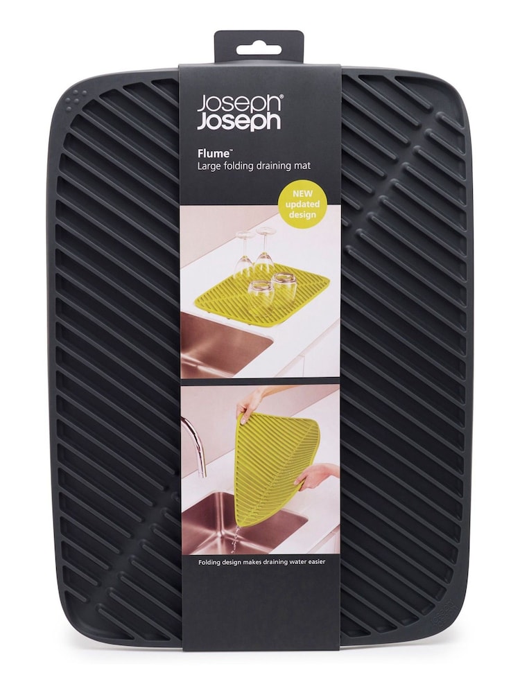 Joseph Joseph Grey Flume Large Dish Draining Mat - Image 4 of 4