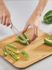 Joseph Joseph Brown Chop2Pot Bamboo Large Chopping Board - Image 1 of 4