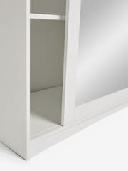 White Flynn 1.5m Sliding Wardrobe - Image 11 of 11