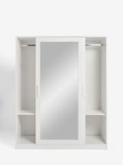 White Flynn 1.5m Sliding Wardrobe - Image 7 of 11
