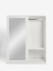 White Flynn 1.5m Sliding Wardrobe - Image 9 of 11