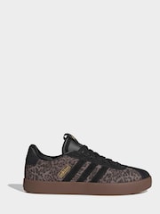adidas Dark Grey Animal VL Court 3.0 Trainers - Image 1 of 10