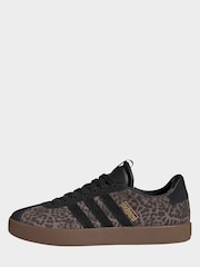 adidas Dark Grey Animal VL Court 3.0 Trainers - Image 2 of 10