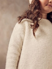 Ecru/Creme meliert - Bouclé-Pulloverkleid (3 Monate bis 7 Jahre) - Bild 5 von 8