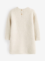 Ecru/Creme meliert - Bouclé-Pulloverkleid (3 Monate bis 7 Jahre) - Bild 7 von 8