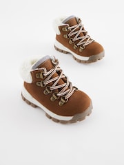 Chocolate Brown Thermal Thinsulate™ Lined Hiker Boots - Image 1 of 6