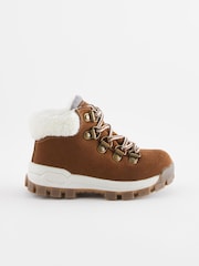 Chocolate Brown Thermal Thinsulate™ Lined Hiker Boots - Image 2 of 6