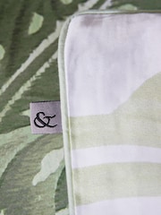 Graham & Brown Green Borneo 100% Cotton Duvet Cover and Pillowcase Set - Image 4 of 5