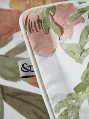 Graham & Brown Sage Green Venetian 100% Cotton Duvet Cover and Pillowcase Set - Image 3 of 5