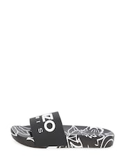 Kenzo Kids Black Logo Sliders - Image 2 of 6
