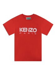 KENZO KIDS Red Paris Logo T-Shirt - Image 1 of 2