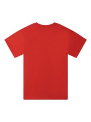 KENZO KIDS Red Paris Logo T-Shirt - Image 2 of 2